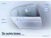 Tür rechts hinten BMW 3er (E46)