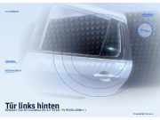 Tür links hinten RENAULT Clio III Grandtour (R)
