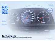 Tachometer AUDI 200 (44, 44Q) 431919033