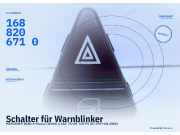 Schalter für Warnblinker MERCEDES-BENZ A-Klasse (W168) 1688206710