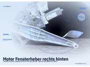 Motor Fensterheber rechts hinten TOYOTA Corolla Liftback (E12)