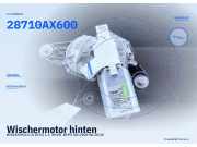 Wischermotor hinten NISSAN Micra III (K12) 28710AX60A 28710AX600