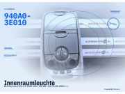 Innenraumleuchte KIA Sorento (JC) 940A03E010 940A0-3E010