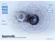 Spannrolle AUDI A2 (8Z) 045903315