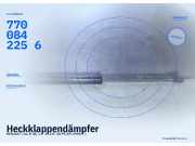 Heckklappendämpfer RENAULT Clio II (B) 7700842256