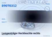 Lampenträger Heckleuchte rechts Nissan Qashqai (JJ10E) 89070312