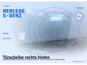 Türscheibe rechts hinten MERCEDES-BENZ E-Klasse Kombi (S210) MERCEDES-BENZ
