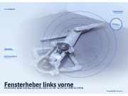 Fensterheber links vorne MERCEDES-BENZ 100 Bus (631)