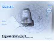 Abgasrückführventil OPEL Astra G Caravan (T98) 553515
