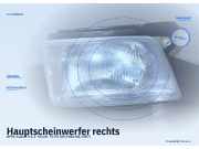 Hauptscheinwerfer rechts OPEL Kadett E