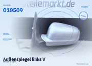 Außenspiegel links VW Golf IV 010509
