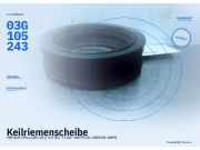 Keilriemenscheibe VW Golf V Plus (5M, 521) 03G105243