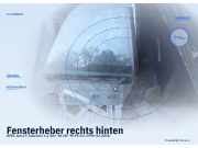 Fensterheber rechts hinten OPEL Astra F Cabriolet