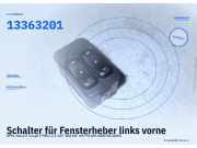 Schalter für Fensterheber links vorne OPEL Astra G Coupe (T98C) 13363201