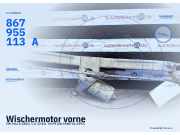 Wischermotor vorne VW Polo II (86C) 867955113A