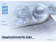Hauptscheinwerfer links ALFA ROMEO GTV (916) 301144211 Halterung defekt 301144211