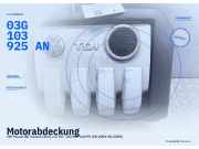 Motorabdeckung VW Passat B6 Variant (3C5) 03G103925AN