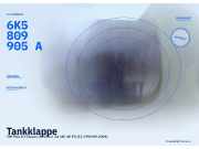 Tankklappe VW Polo III Classic (6V2) 6K5809905A