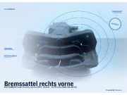 Bremssattel rechts vorne MITSUBISHI Colt VI (Z2, Z3)