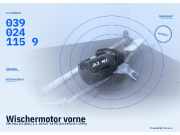 Wischermotor vorne VW Polo III (6N1) 0390241159