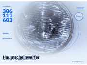 Hauptscheinwerfer VW Käfer 306111603
