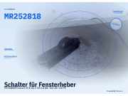 Schalter für Fensterheber MITSUBISHI Galant VI (E 30, E 39) MR252818