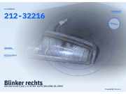 Blinker rechts SUZUKI Swift I (AA) 212-32216