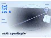 Heckklappendämpfer SEAT Arosa (6H) 6X0827550A