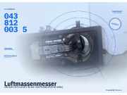 Luftmassenmesser VW Golf I (17) 0438120035
