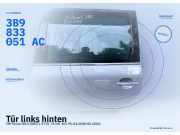 Tür links hinten VW Passat (3B3) 3B9833051AC