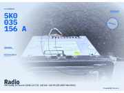 Radio VW Caddy III Kombi (2KB) 5K0035156A
