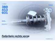 Federbein rechts vorne AUDI A6 (4B, C5) 3B0413031