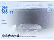 Heckklappengriff MERCEDES-BENZ Vito/Mixto Kasten (W639) A6397600559