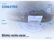 Blinker rechts vorne MAZDA 323 C V (BA) 21061703