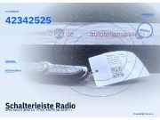 Schalterleiste Radio OPEL Astra K (B16) 42342525