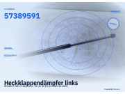 Heckklappendämpfer links PEUGEOT 205 I (741A/C) 57389591