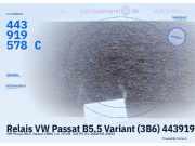 Relais VW Passat B5.5 Variant (3B6) 443919578C