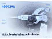 Motor Fensterheber rechts hinten NISSAN Note (E11) 400929A
