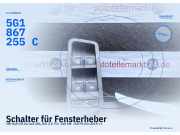 Schalter für Fensterheber VW Golf VII Variant (BA, BV) 5G1867255C