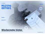Wischermotor hinten FIAT Panda (169) MS2596007001