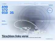 Türschloss links vorne MERCEDES-BENZ Sprinter 2t Bus (901, 902) A90172010 A9017201035