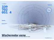 Wischermotor vorne SEAT Alhambra I (7V) 7M1955113 3397020514