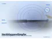 Heckklappendämpfer PEUGEOT 206 Schrägheck (2A/C)