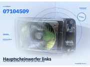 Hauptscheinwerfer links FIAT Panda (141) 07104509