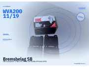 Bremsbelag SB VW Transporter T2 Bus WVA20011/19