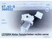 (235094 Motor Fensterheber rechts vorne BMW 5er (E39) 67628360512) 67.62-8360512
