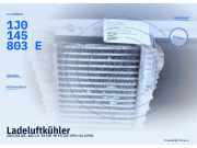 Ladeluftkühler AUDI 80 (8C, B4) 1J0145803E
