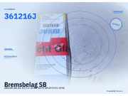 Bremsbelag SB AUDI 80 (80, 82, B1) 361216J