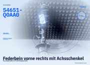 Federbein vorne rechts mit Achsschenkel Hyundai I20 III (BC3, BI3) 54651-Q0AA0