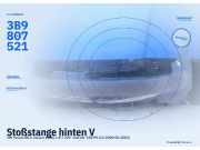 Stoßstange hinten VW Passat B5.5 Variant (3B6) 3B9807521